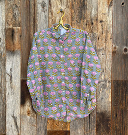 ...and for Good ...and for good Printed LS Boyfriend Shirt Netherland Dove