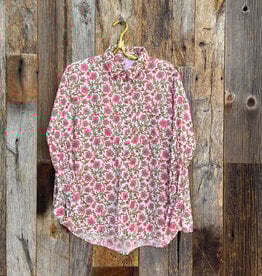 ...and for Good ...and for good Printed LS Boyfriend Shirt Darlington Floral Pink