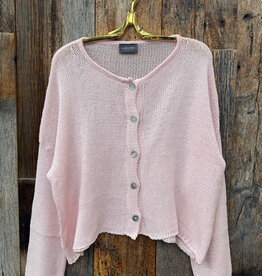 Wooden Ships Wooden Ships Sonnet Cardi Sweater Caprice Pink