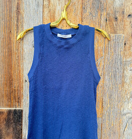 Project Social T Project Social T Player Racerback Rib Tank Midnight Navy
