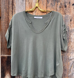 Project Social T Project Social T Sylas Notch Neck S/S Tee Rosemary