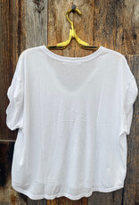Project Social T Project Social T Sylas Notch Neck S/S Tee White