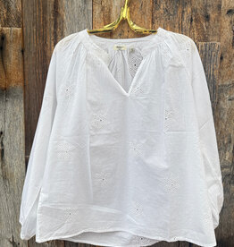 Dylan Dylan Blooms Blouse White