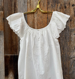 Dylan Dylan Rosette Top White