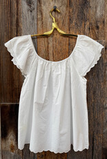 Dylan Dylan Rosette Top White