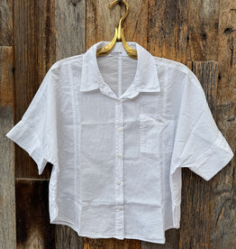 Stateside Stateside Voile S/S Dolmar Shirt White