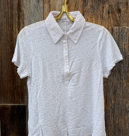Stateside Stateside Jersey S/S Polo White