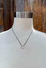 Christy Lea Payne CLP 14K Hammered Circle OXSS Chain