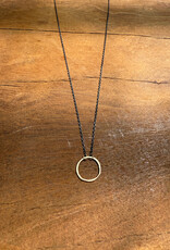 Christy Lea Payne CLP 14K Hammered Circle OXSS Chain