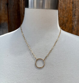 Christy Lea Payne CLP GF Paperclip Chain w Charm Catcher