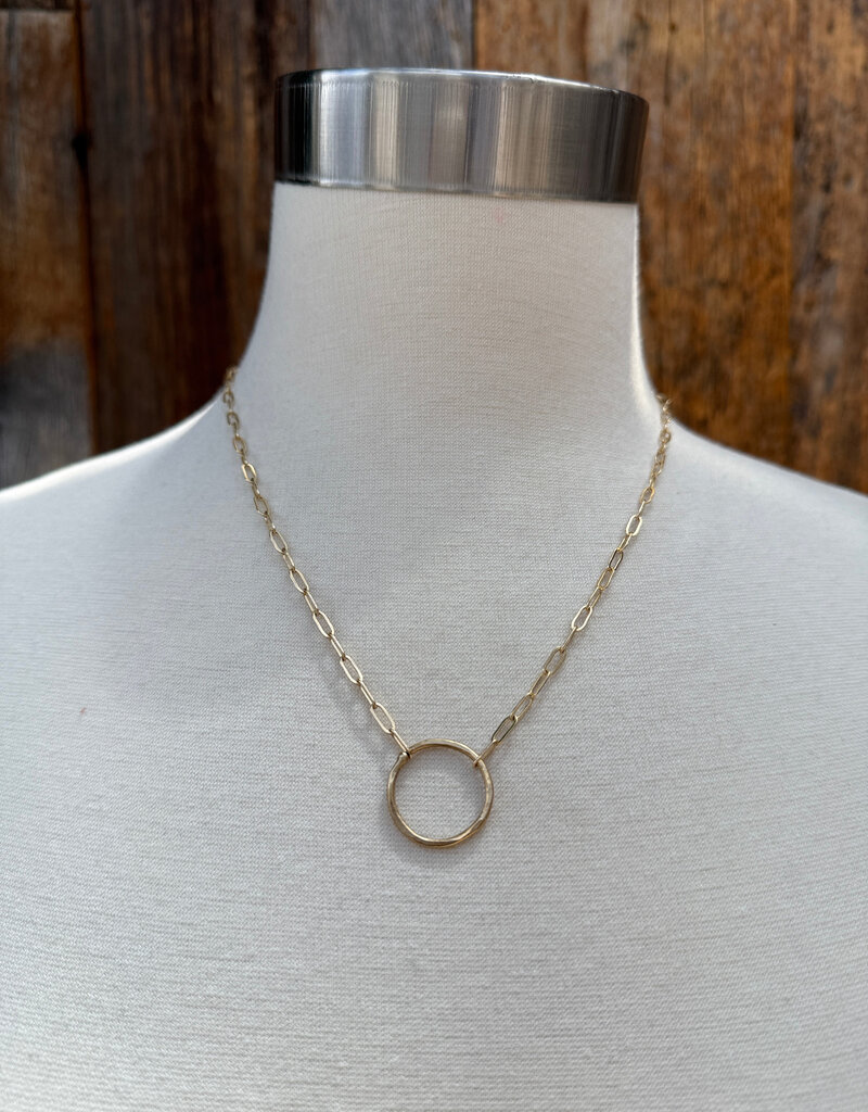 Christy Lea Payne CLP GF Paperclip Chain w Charm Catcher