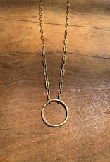 Christy Lea Payne CLP GF Paperclip Chain w Charm Catcher