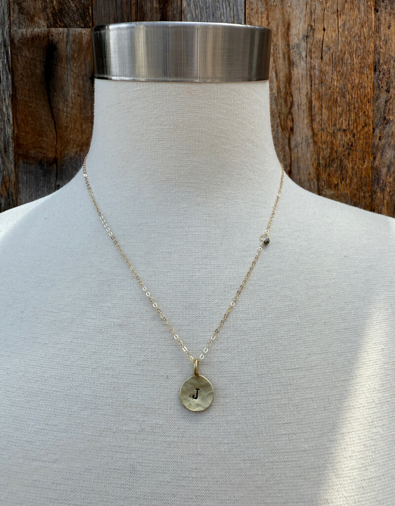 Christy Lea Payne CLP Circle Charm Necklace - J