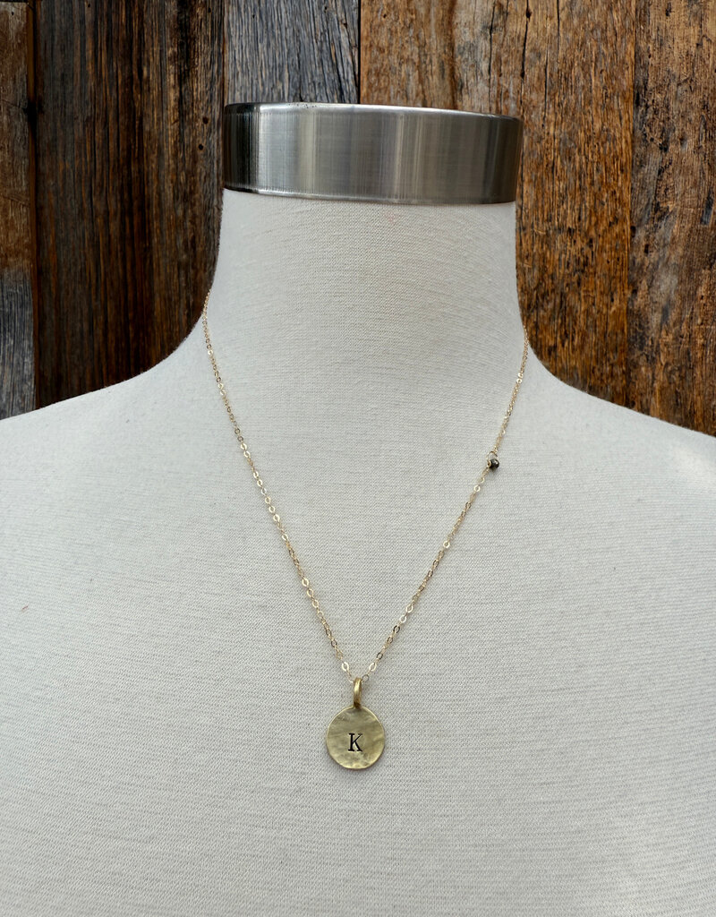 Christy Lea Payne CLP Circle Charm Necklace - K