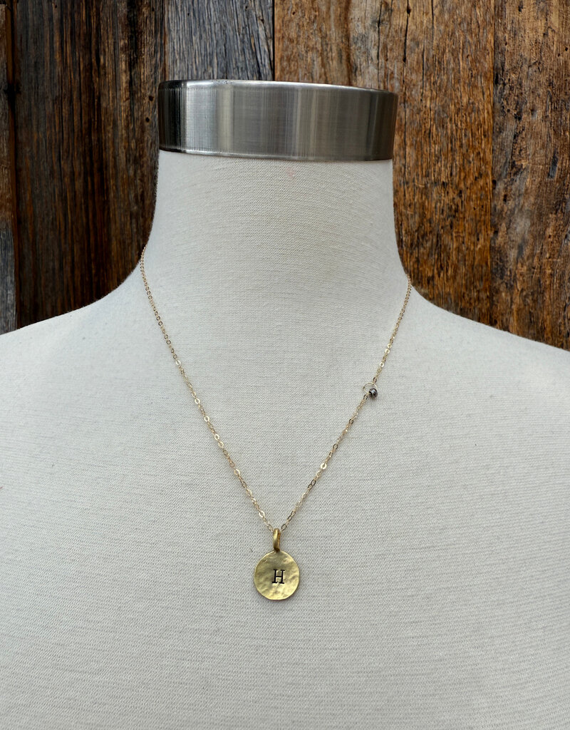 Christy Lea Payne CLP Circle Charm Necklace - H