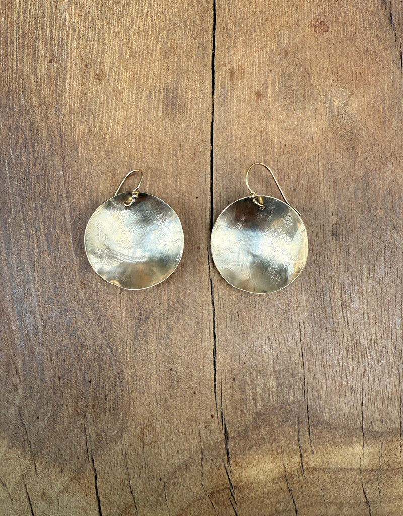 Christy Lea Payne CLP Large Concave Earrings GF