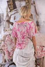 Magnolia Pearl Magnolia Pearl Mural Frida Europa T Top 2071 Dragonfruit*