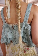 Magnolia Pearl Magnolia Pearl Olive Eyelet Ruffle Cami Tank 402 Dove Ash