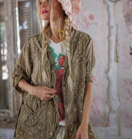 Magnolia Pearl Magnolia Pearl Patchwork Polka Smock Top 2529 Ember Glow*