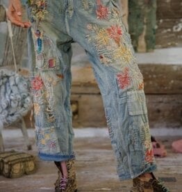Magnolia Pearl Magnolia Pearl Hummingbird MIner Denims Pants 907 Faded Indigo*