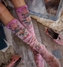 Magnolia Pearl Magnolia Pearl Maysie OTK Socks 161 Valentine*