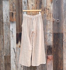Milio Milano Milio Milano Button Front Wide Leg Pant