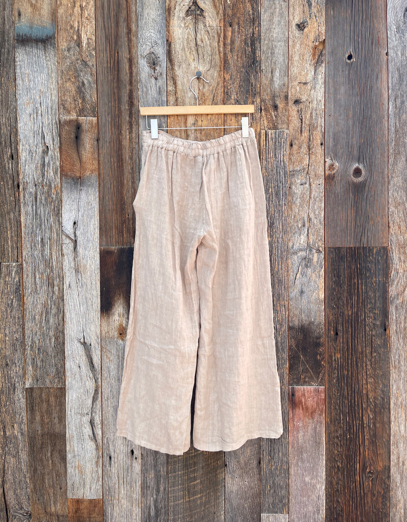 Milio Milano Milio Milano Button Front Wide Leg Pant