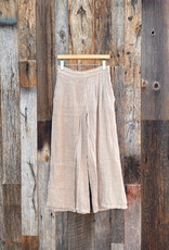 Milio Milano Milio Milano Button Front Wide Leg Pant