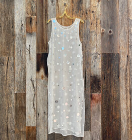 Chan Luu Chan Luu Chloe Sequin Tunic White O/S