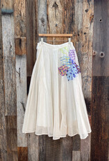 Chan Luu Chan Luu Aquarelle Skirt Eggshell
