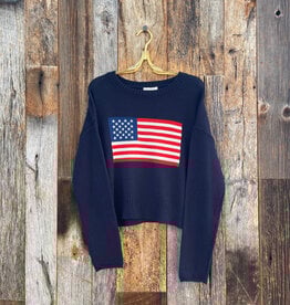 Z Supply Z Supply Sienna Patriot Sweater Eclipse