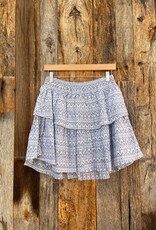 Dylan Dylan Isha Ruffle Skirt Blue