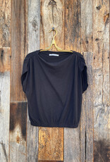 Project Social T Project Social T Pleated Shoulder Tee Black