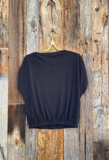 Project Social T Project Social T Pleated Shoulder Tee Black