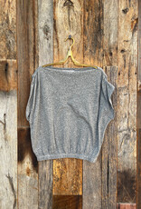 Project Social T Project Social T Pleated Shoulder Tee Heather Grey