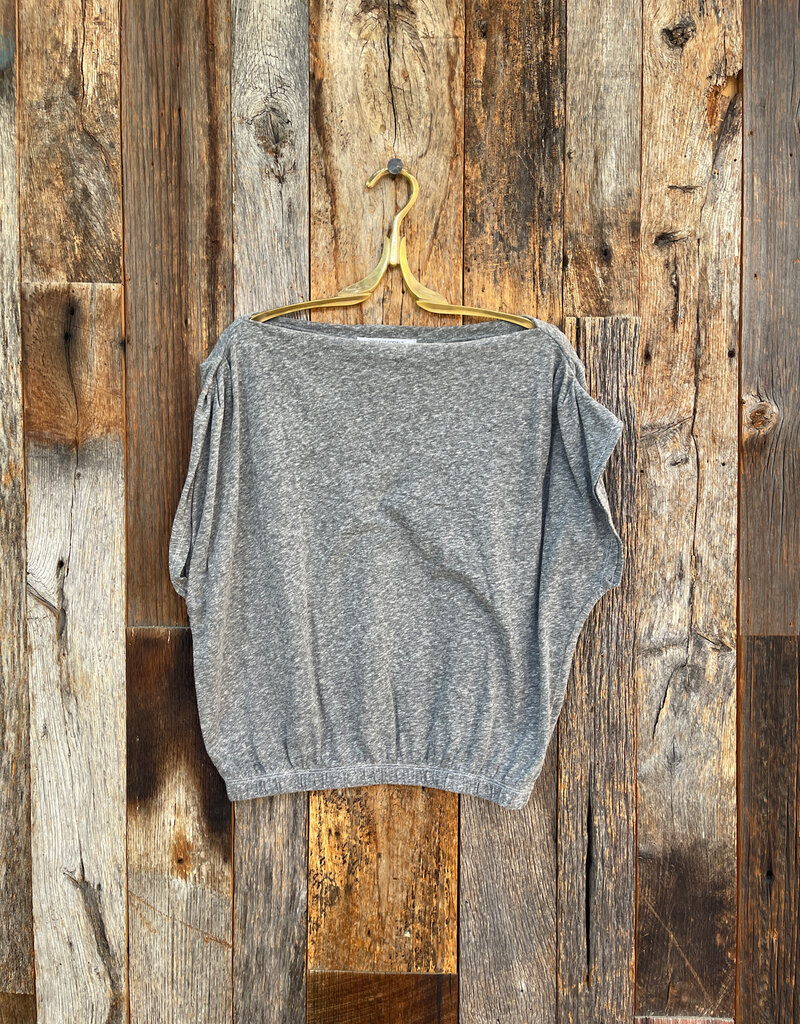 Project Social T Project Social T Pleated Shoulder Tee Heather Grey