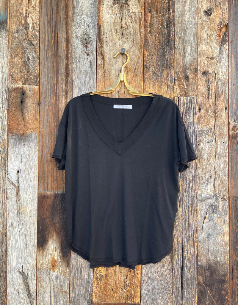 Project Social T Project Social T Baltimore V-Neck Tee Black