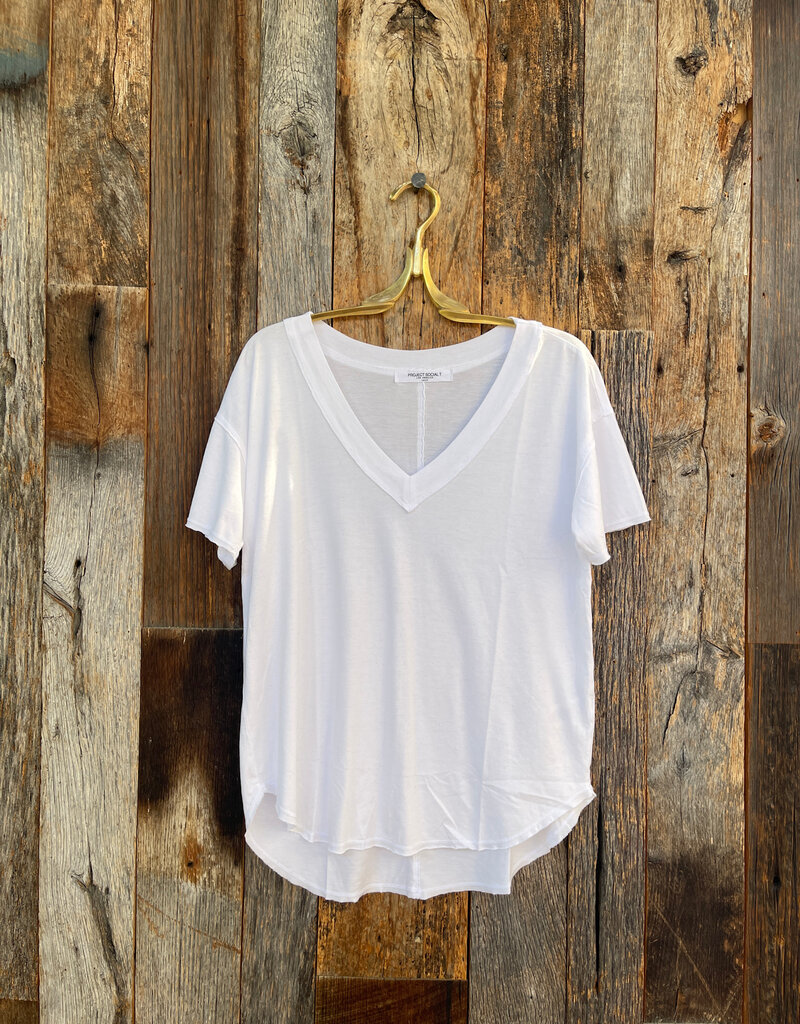 Project Social T Project Social T Baltimore V-Neck Tee White