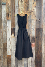 Project Social T Project Social T Mixed Fabric Tank Dress Black