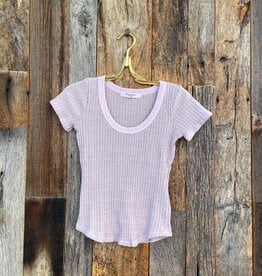 Project Social T Project Social T Scoop Neck Sweater Rib Tee Violet
