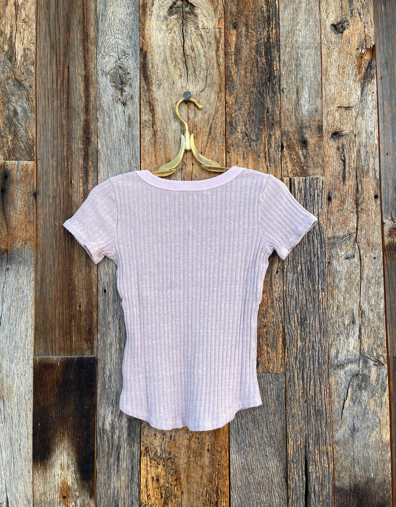 Project Social T Project Social T Scoop Neck Sweater Rib Tee Violet
