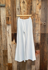 Sundry Mesh Wide Leg Pant Chambray