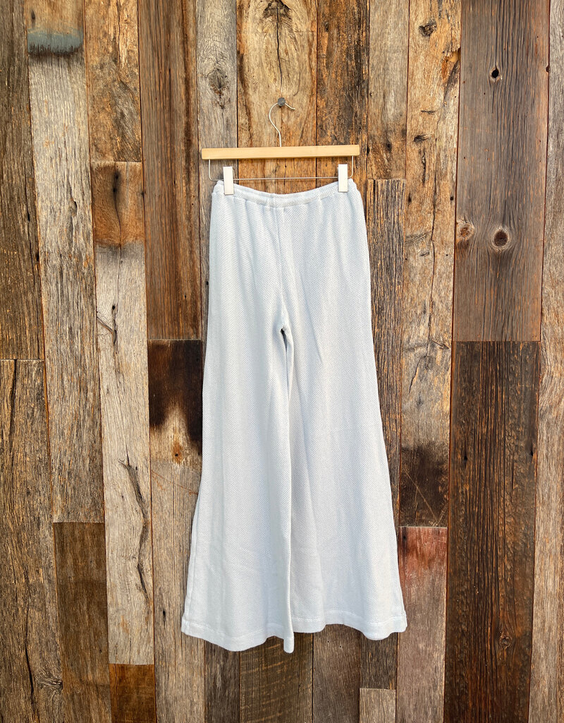 Sundry Mesh Wide Leg Pant Chambray