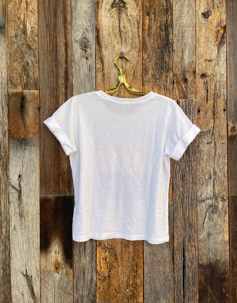 Sundry Rolled Sleeve Tee Forever Summer White