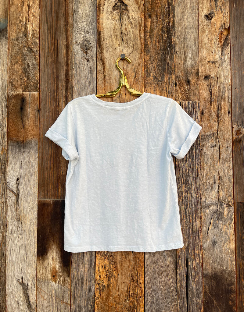 Sundry Rolled Sleeve Tee Sea La Vie Chambray