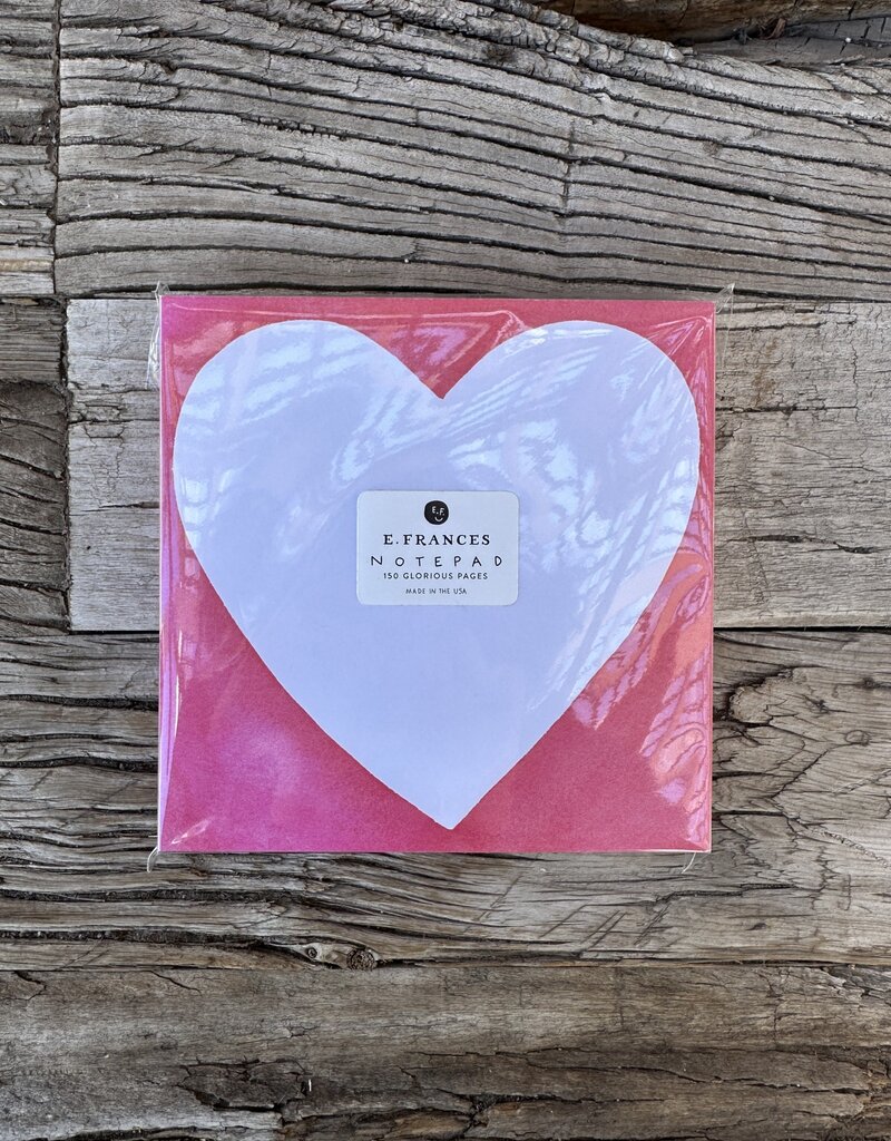 E. Frances Paper E. Frances Paper Chubby Heart Notepad