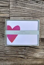 E. Frances Paper E. Frances Paper Big Heart Flat Notes Boxed Notecards