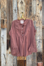 Auntie Oti Auntie Oti Poet Blouse Brown 1