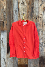 Auntie Oti Auntie Oti Double Dot Button Shirt Tomato