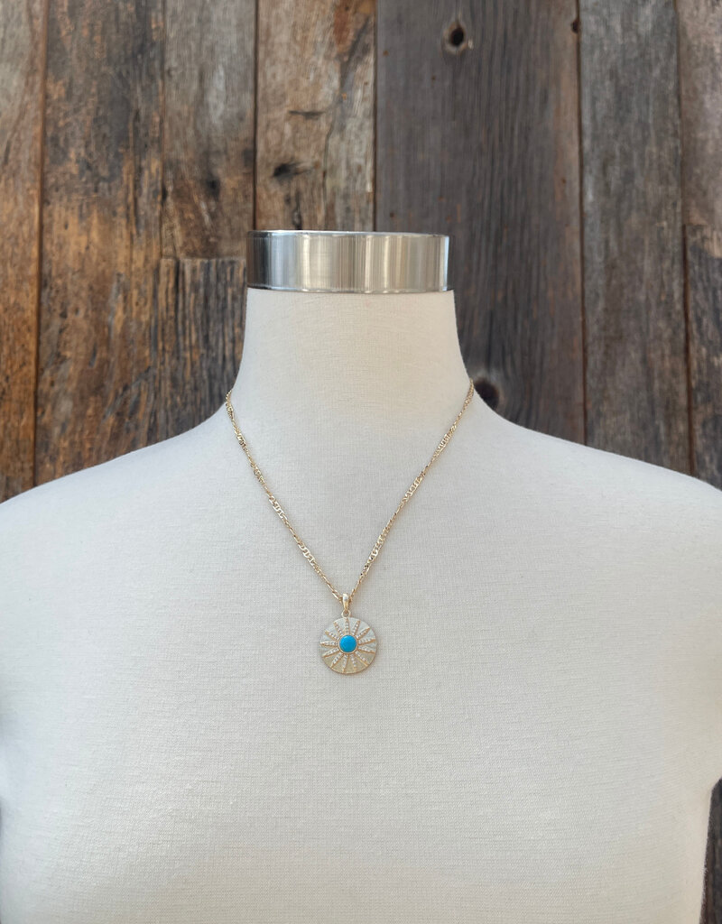 Joy Dravecky Joy Dravecky Stargazer Necklace in Turquoise